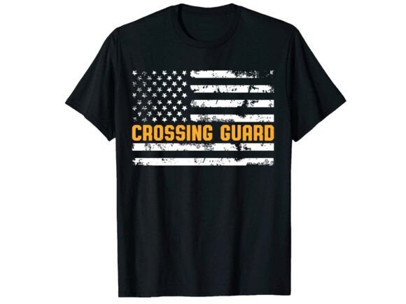 Crossing Guard Career T-shirt Design for Blogs and Websites
