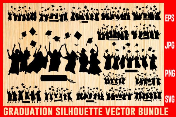 Graduation Silhouette Vector Bundle Review