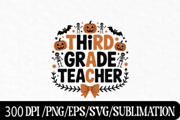 Halloween Teacher Skeleton Pumpkin Art Review
