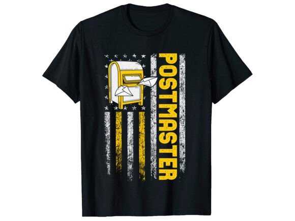 Postmaster Career T-shirt Design for Local Branding