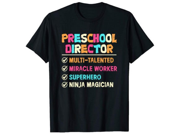 Preschool Director Career T-shirt Free Review