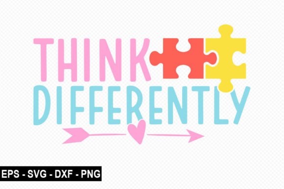 Think Differently T Shirt Graphics for T-Shirt Designs